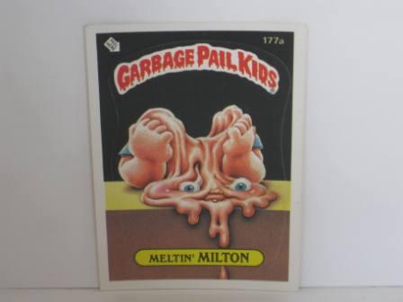 177a Meltin MILTON 1986 Topps Garbage Pail Kids Card